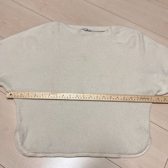 Babaton Aritzia Avery Cashmere Batwing Sweater Sz S Ivory - Picture 8 of 12